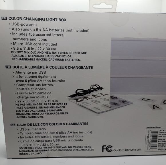 Color Changing Light Box - Picture 2 of 2